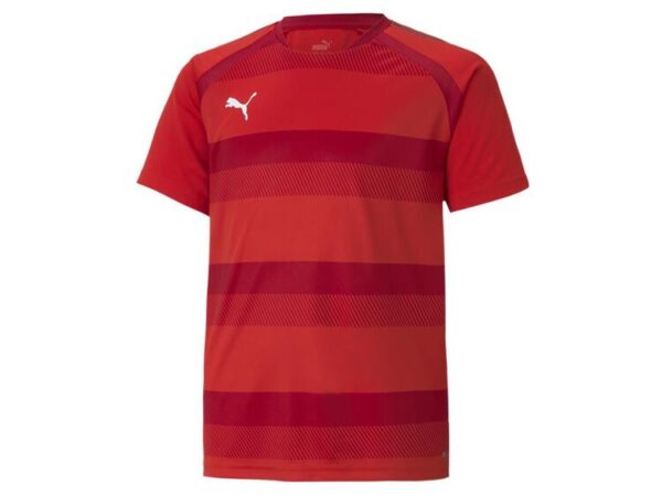 Puma teamVISION Jersey Jr 704928 Puma Red-Chili Pepper-Puma White -...