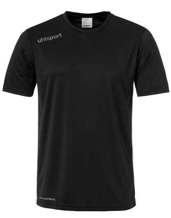 uhlsport essential trikot kurzarm schwarz weiss 116