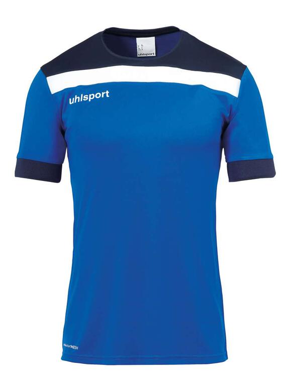 uhlsport offense 23 trikot kurzarm 100380401 azurblau marine weiss 116