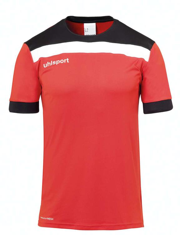 uhlsport offense 23 trikot kurzarm 100380401 rot schwarz weiss 116