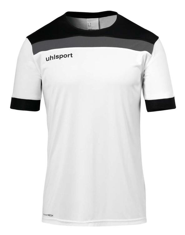 uhlsport offense 23 trikot kurzarm 100380401 weiss schwarz anthra 152