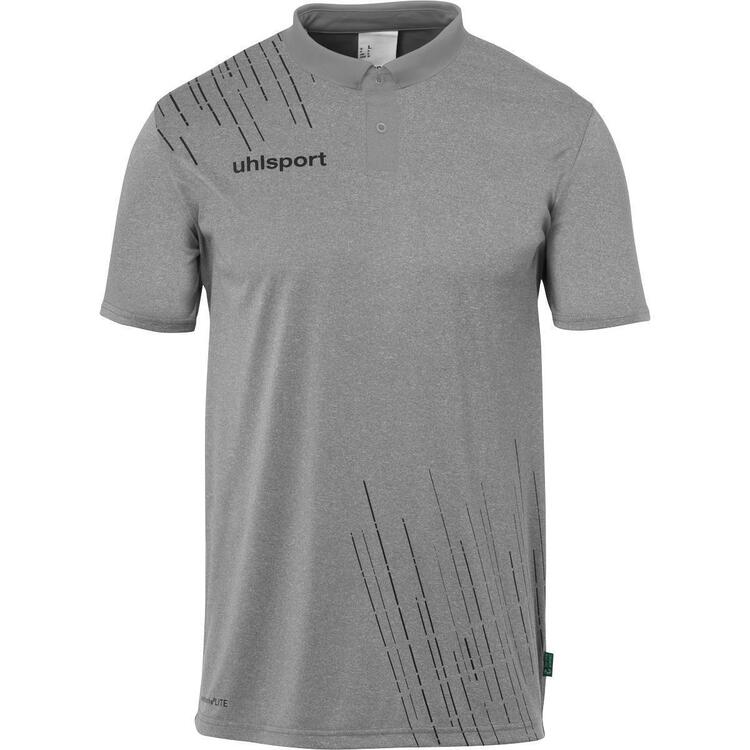 uhlsport score 26 poly polo 100527405 dark grau melange schwarz gr 140