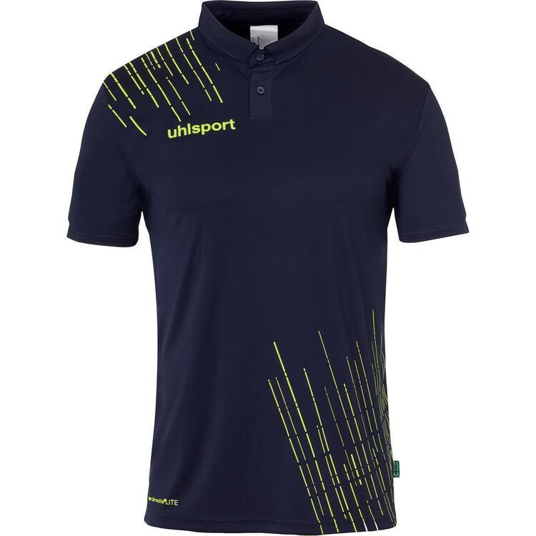 uhlsport score 26 poly polo 100527409 marine fluo gelb gr