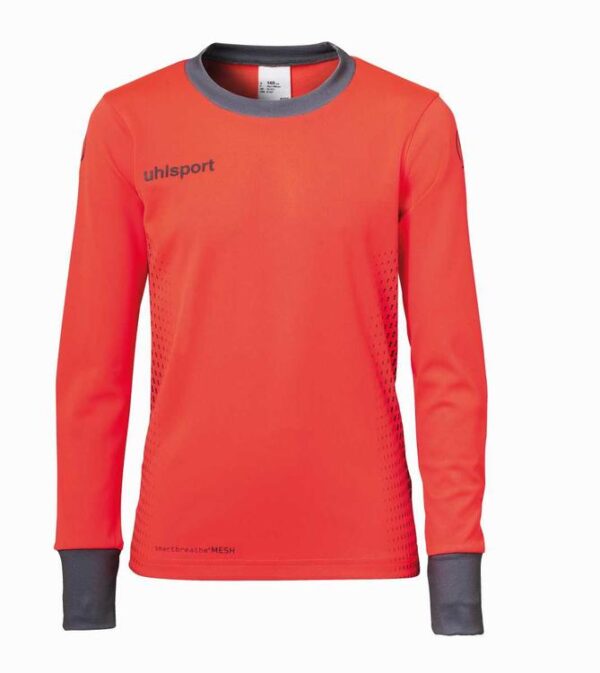 Uhlsport SCORE TORWART-SET JUNIOR fluo rot/grau 100561502 Gr. 116