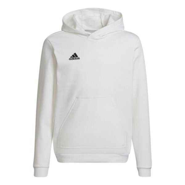 adidas Entrada 22 Hoody Kinder HG6303 WHITE/BLACK 116