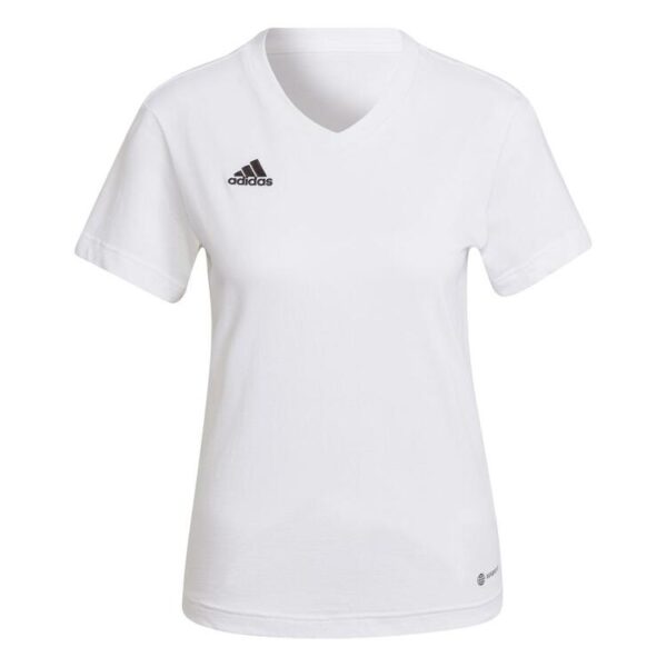 adidas Entrada 22 T-Shirt Damen HC0442 WHITE - Gr. 2XL