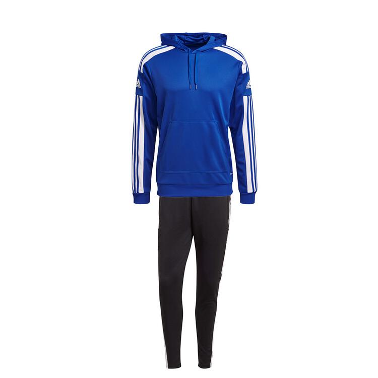 adidas squadra 21 trainingsanzug kinder mit hoody royal blue black 140