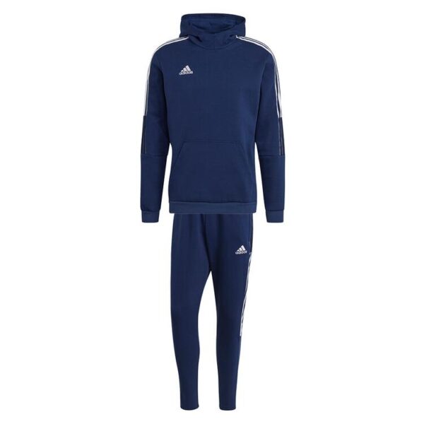 Adidas Tiro 21 Sweat Trainingsanzug Herren mit Hoody - Farbe: NAVY...