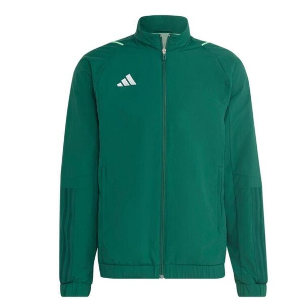 adidas Tiro 23 Competition Pr?sentationsjacke Kinder HU1333 DRKGRN...