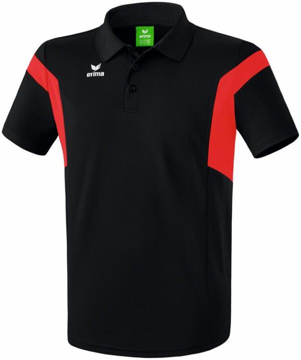 Erima Classic Team Poloshirt Junior schwarz rot 111645 Gr. 152