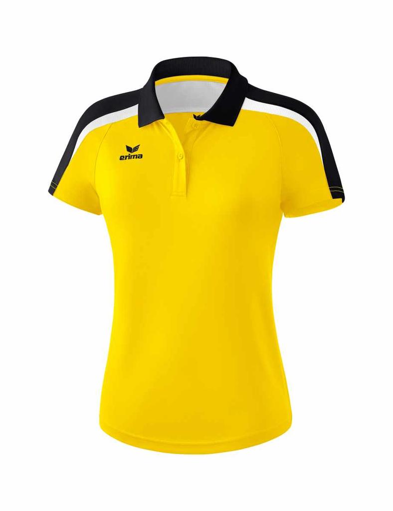 erima liga 20 poloshirt gelb schwarz weiss 1111838 damen gr 36