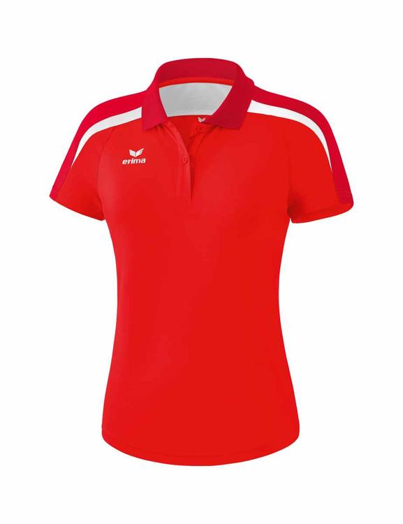 erima liga 20 poloshirt rot dunkelrot weiss 1111831 damen gr 34