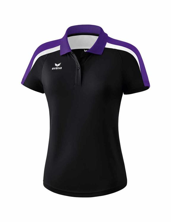 erima liga 20 poloshirt schwarz violet weiss 1111840 damen gr 34