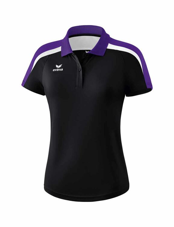 erima liga 20 poloshirt schwarz violet weiss 1111840 damen gr 38