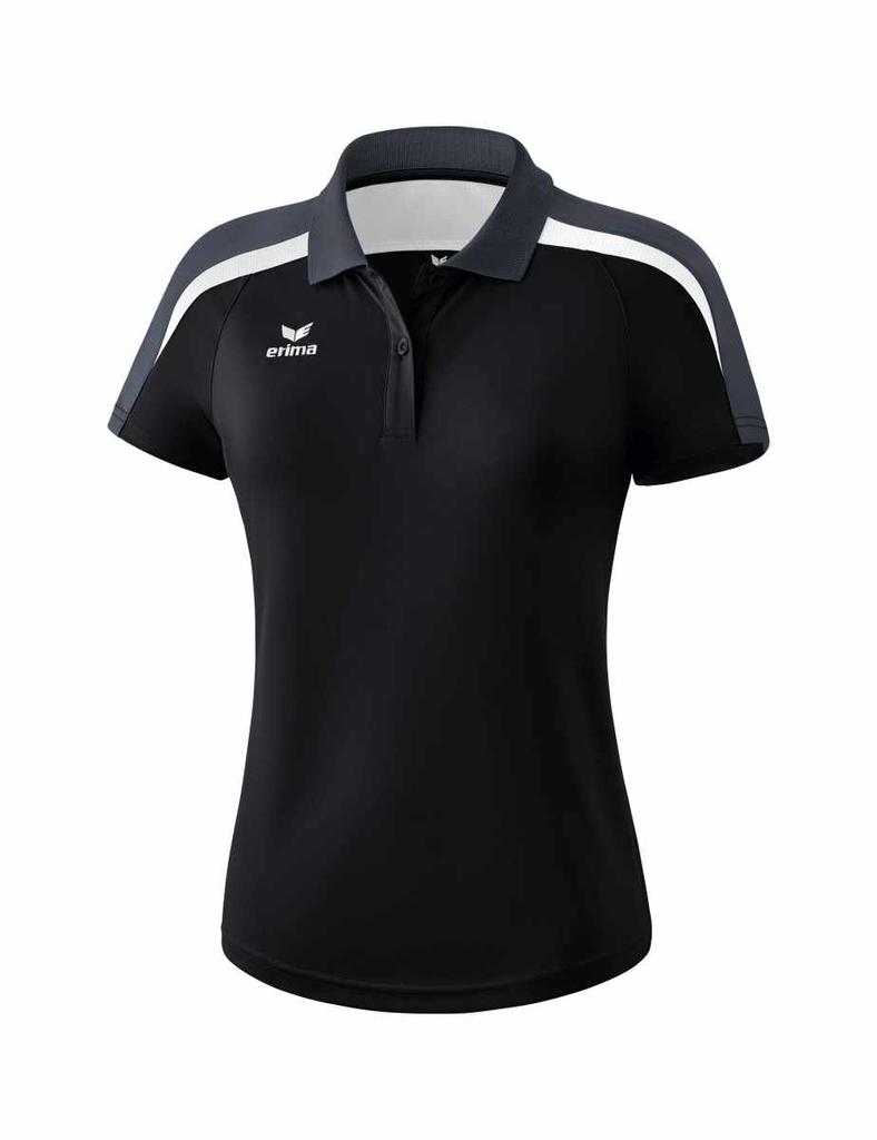 erima liga 20 poloshirt schwarz weiss dunkelgrau 1111834 damen gr 34