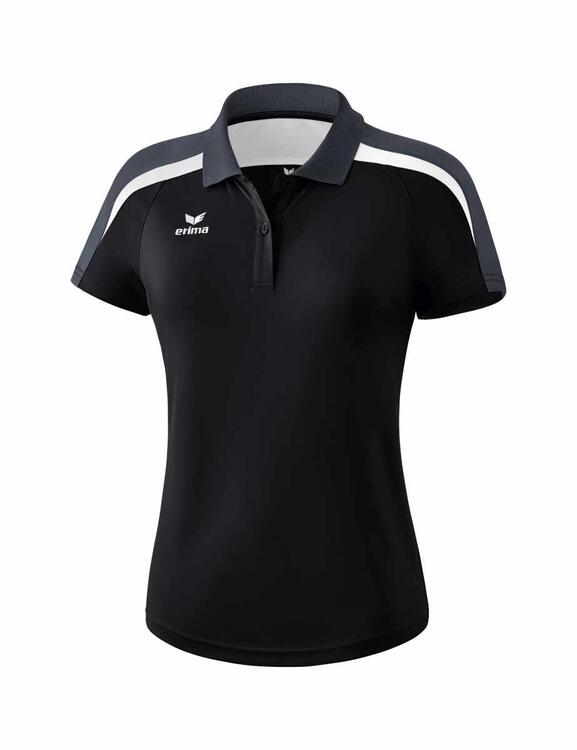 erima liga 20 poloshirt schwarz weiss dunkelgrau 1111834 damen gr 40