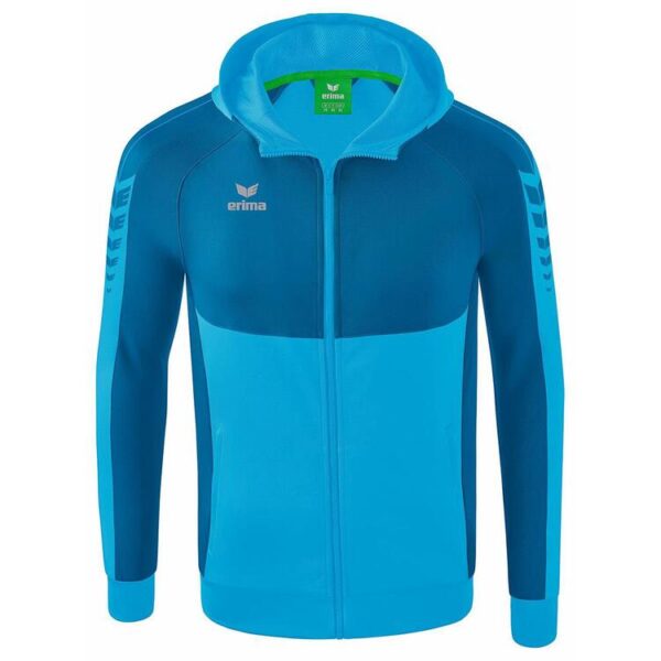 Erima Six Wings Trainingsjacke mit Kapuze 1032211 curacao/mykonos -...