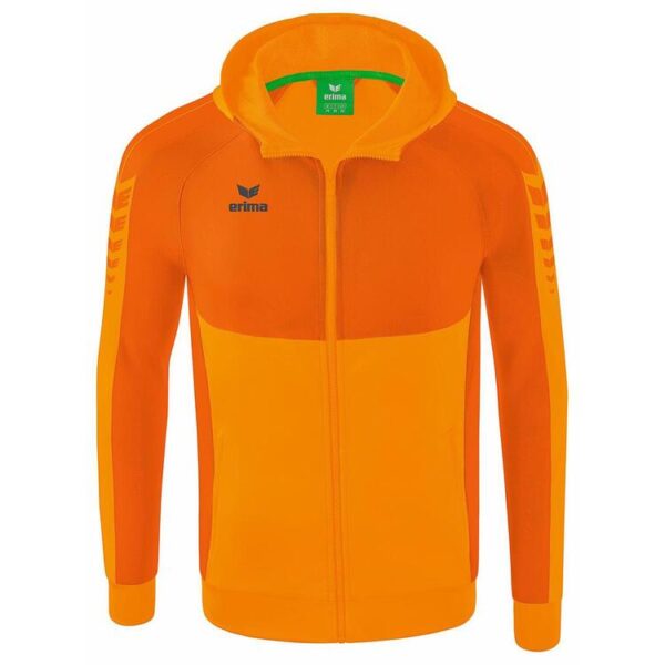 Erima Six Wings Trainingsjacke mit Kapuze 1032212 new orange/orange...