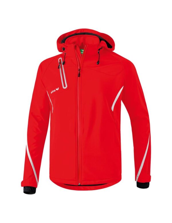 Erima Softshell Jacke Function Junior rot/wei? 9060709 Gr. 140