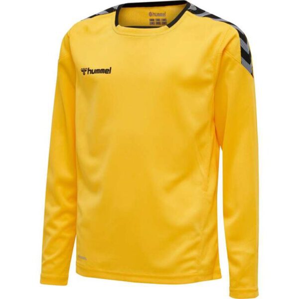 Hummel AUTHENTIC Kinder POLY JERSEY langarm SPORTS YELLOW/BLACK...