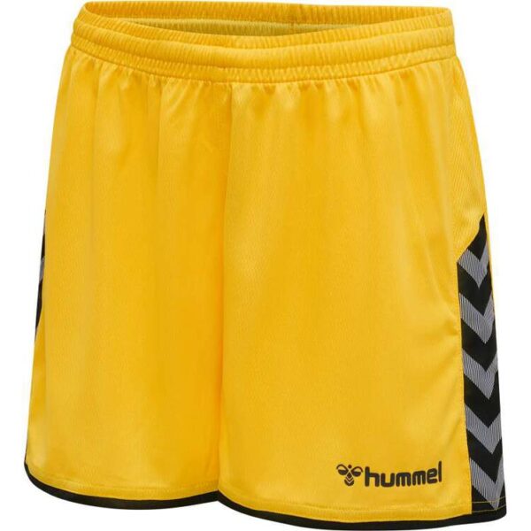 Hummel AUTHENTIC POLY SHORTS Damen SPORTS YELLOW/BLACK 204926-5115...