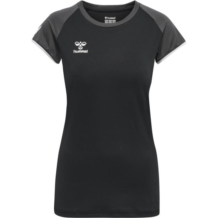 hummel core volleyball stretch trikot damen 213924 black s