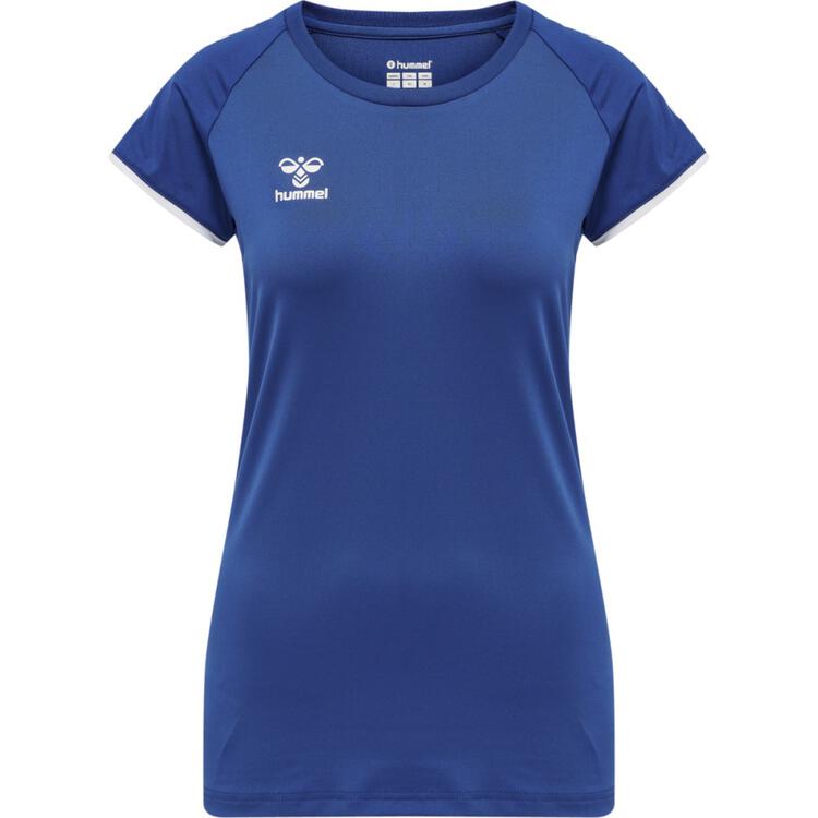 hummel core volleyball stretch trikot damen 213924 true blue l