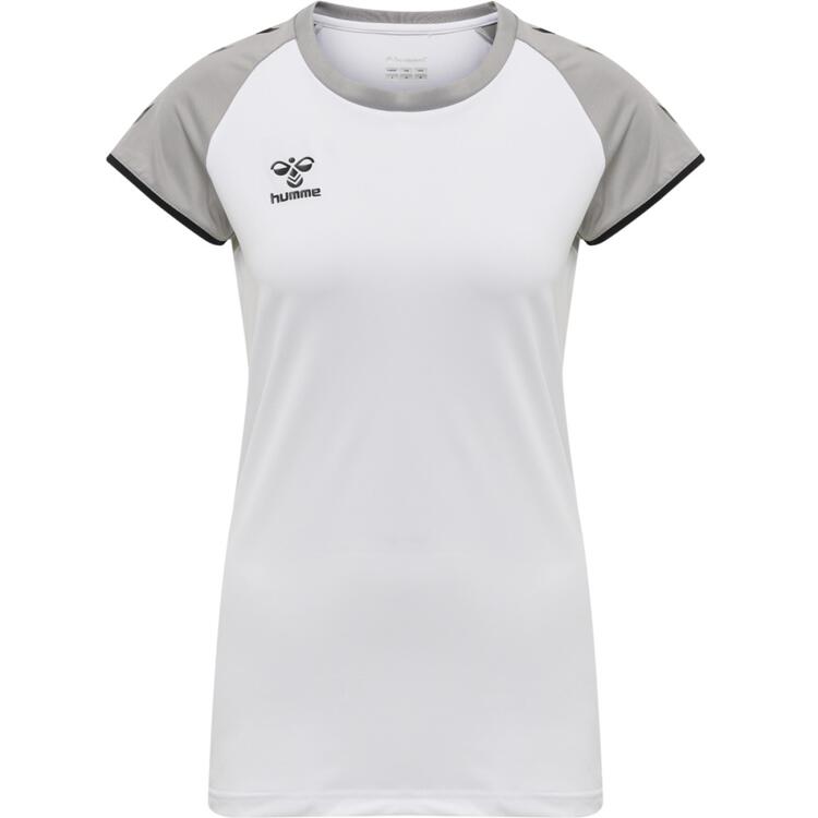 hummel core volleyball stretch trikot damen 213924 white l