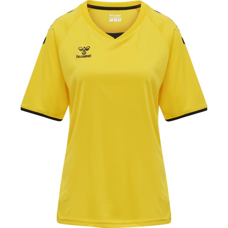 hummel core volleyball trikot damen 213923 blazing yellow gr