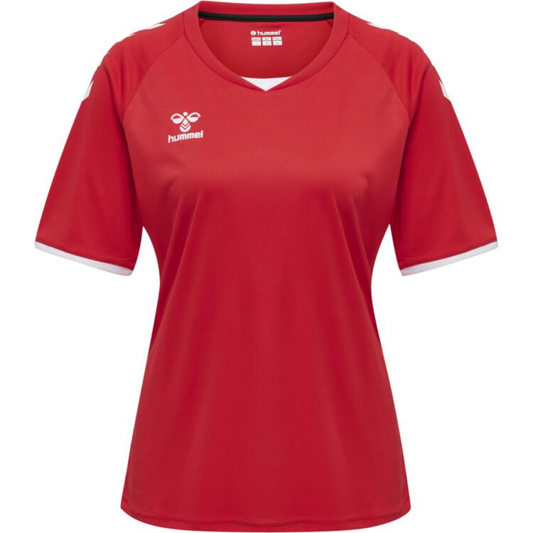 hummel core volleyball trikot damen 213923 true red gr