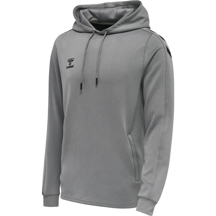 hummel core xk poly hoody herren 211482 2006 grey melange gr