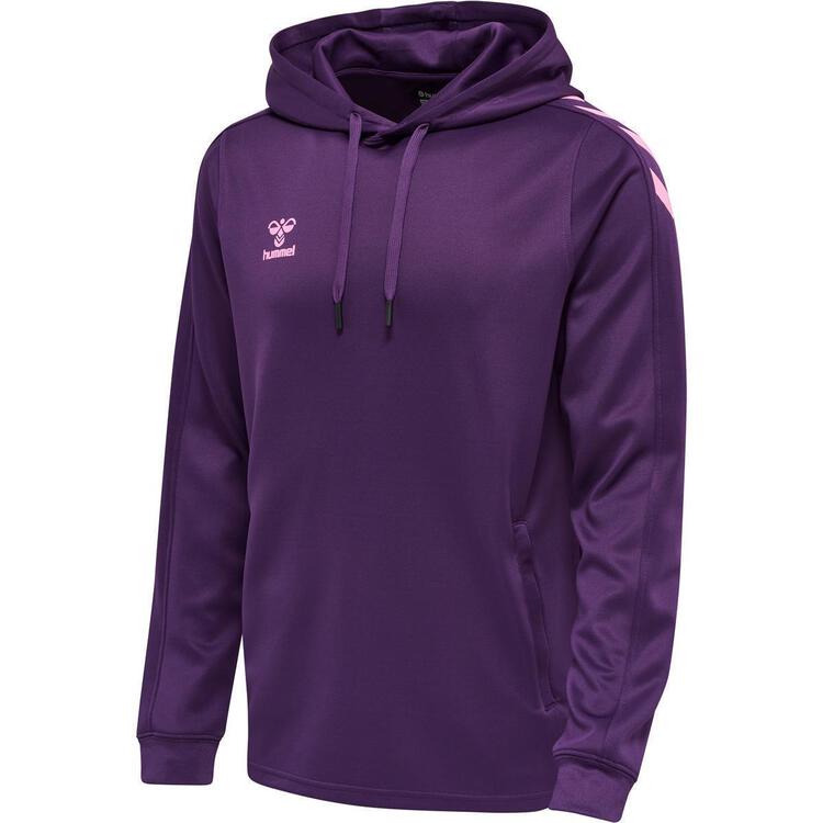 hummel core xk poly hoody herren 211482 3443 acai gr