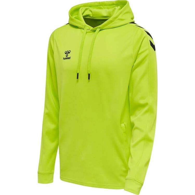 hummel core xk poly hoody herren 211482 5045 lime popsicle gr