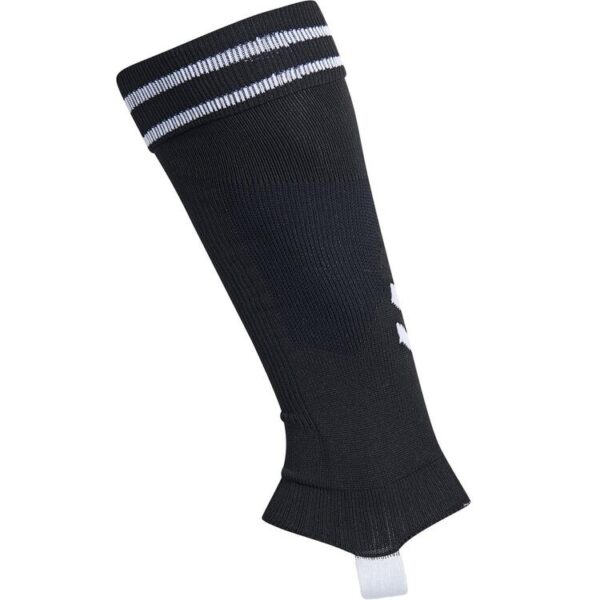 Hummel ELEMENT Fu?ball SOCK FOOTLESS BLACK/WHITE 203404-2114 Gr. 1