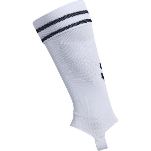 Hummel ELEMENT Fu?ball SOCK FOOTLESS WHITE/BLACK 203404-9124 Gr. 2