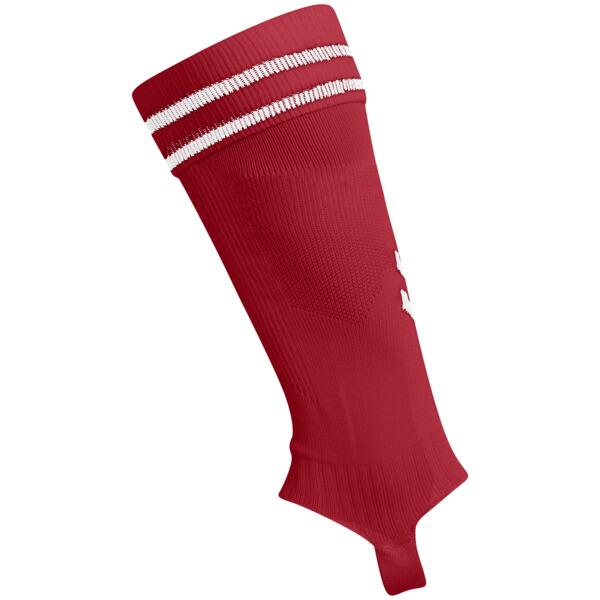 hummel element fussball socken footless true red white 203404 3946 gr 1