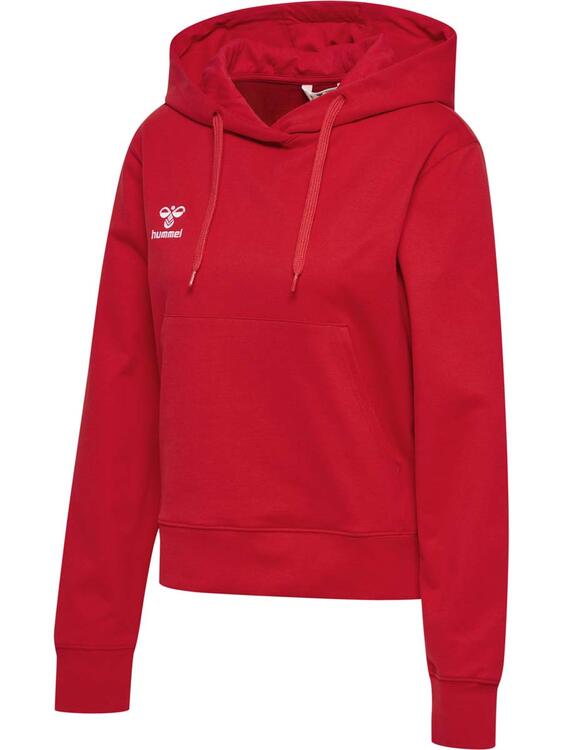 hummel go 20 hoodie damen 225250 true red gr l