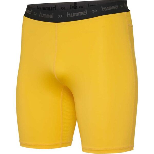 Hummel HML FIRST PERFORMANCE KIDS TIGHT SHORTS SPORTS YELLOW...