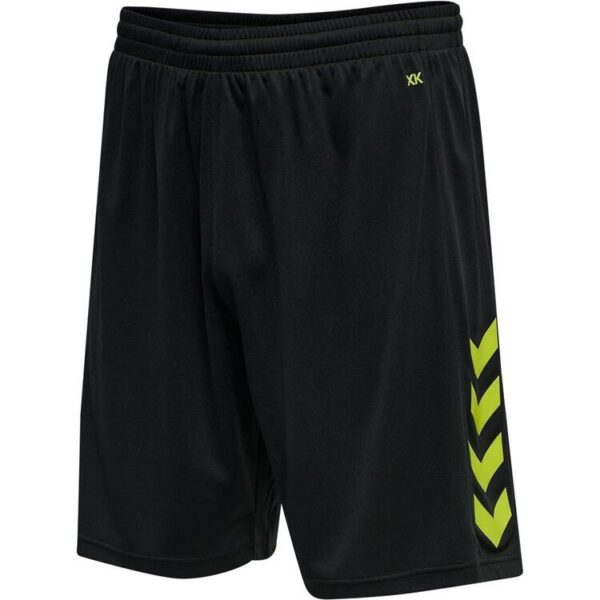 HUMMEL hmlCORE XK POLY SHORTS 211466-2096 BLACK/LIME POPSICLE - Gr. L