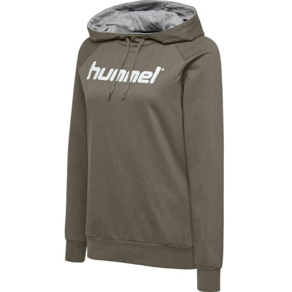 HUMMEL HMLGO COTTON LOGO HOODIE WOMAN 203517 GRAPE LEAF Gr. XS