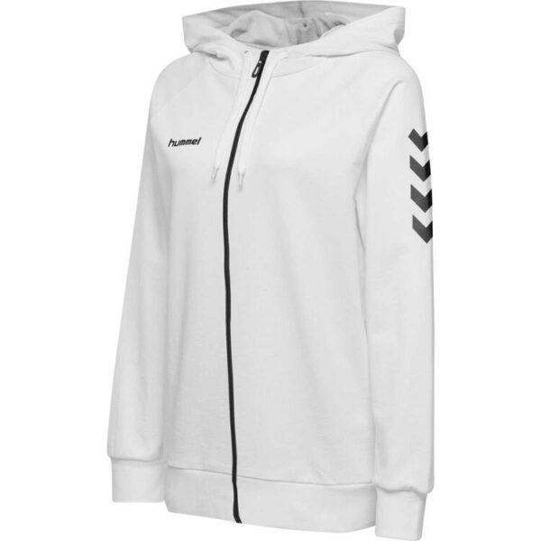 Hummel HMLGO COTTON ZIP HOODIE WOMAN WHITE 204232-9001 Gr. XL