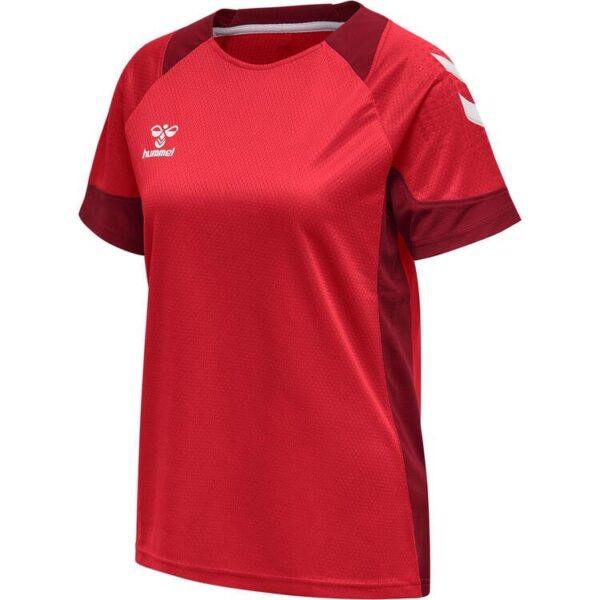 HUMMEL hmlLEAD S/S POLY JERSEY WOMEN 207397 TRUE RED Gr. 2XL