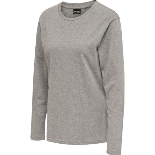 HUMMEL hmlRED BASIC T-SHIRT L/S WOMAN 215127-2006 GREY MELANGE - Gr. S