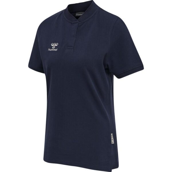 hummel Move Grid Polo Damen 214794 MARINE - Gr. 2XL