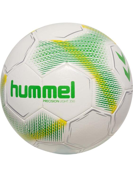 hummel precision light 350 fussball 224981 white dark green yellow gr 4