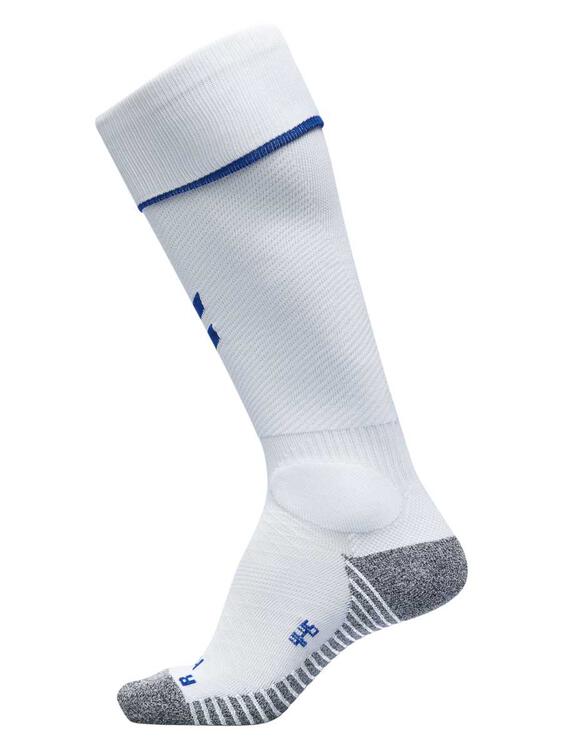 hummel pro football sock 17 18 white true blue 201160 9368 gr 14