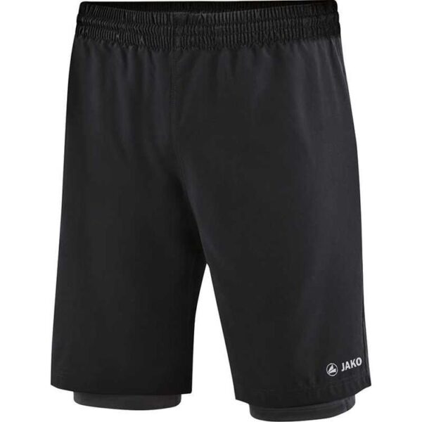 Jako 2-in-1 Short schwarz 6249 08 Gr. 34