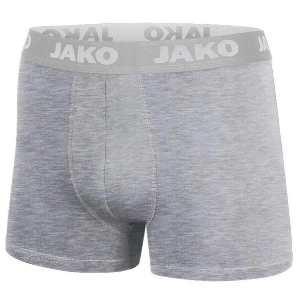 Jako Boxershort Basic 2er Pack 6204 40 grau meliert Gr. L