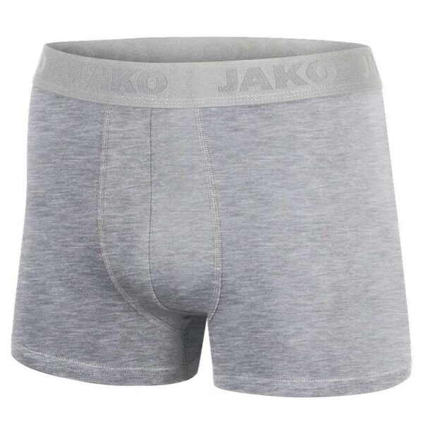 Jako Boxershort Premium 2er Pack 6205 40 grau meliert Gr. S