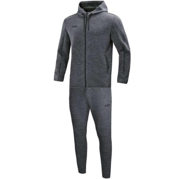 Jako Jogginganzug Premium Basics mit Kapuzensweat anthrazit meliert...